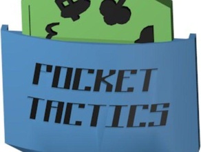 pocket tactics contest logo games 3d print model - Mito3D