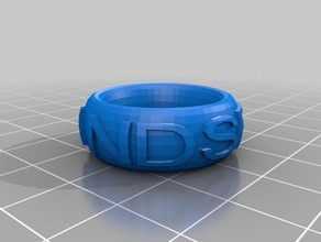 lindsey my customized text ringbraceletcrown thing fashion 3d print model - Mito3D