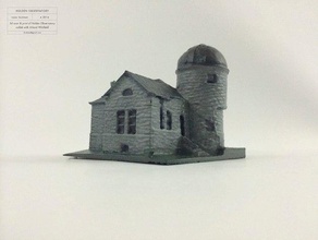 holden observatory -- 3d scanning full size building scans replicas 1800s architecture budmen drone history isaac photogrammetry science steampunk syracuse university 3d print model - Mito3D
