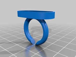 2015 rings customized 3d print model - Mito3D