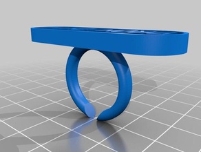 prom 2k14 ring563 anelli personalizzato 3d print model - Mito3D