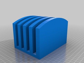 lettre rack bureau 3d print model - Mito3D