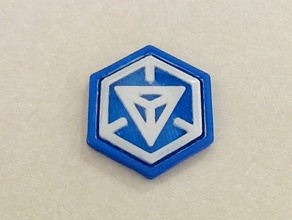 ingress logo badge accessories 3d print model - Mito3D