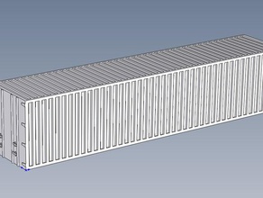 40 Platten-container ho-Maßstab Fahrzeuge 3d print model - Mito3D