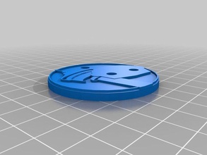 calgary maker faire de la moneda keytag las monedas insignias art el colgante yyc 3d print model - Mito3D
