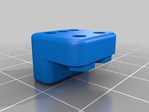sc10 4x4 cubo traseiro do riser rc veículos 3d print model - Mito3D