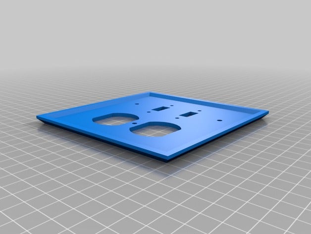 usb duvar tabağı ev özelleştirilmiş 3D print model - Mito3D