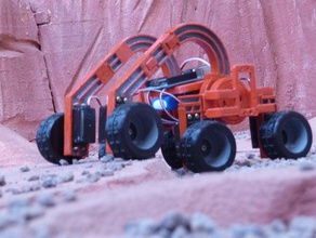 nuovo mars rover utilizzando un strumento ooml modello i robot arduino cuscinetto l'elettronica plastica valle printbot la robotica uc3m ruota 3d print model - Mito3D
