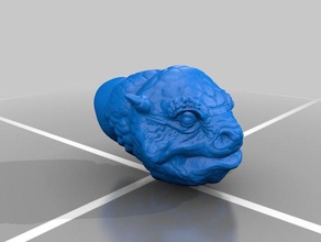 turtle buffalo Skulpturen 3d print model - Mito3D