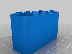 blibude 10xaa battery holder containers customized 3d print model - Mito3D