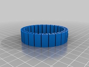 luciana bracelets customized 3d print model - Mito3D
