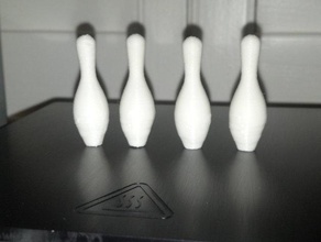 pin bowling brinquedos jogos cubo cubify inventar diversão 3d print model - Mito3D