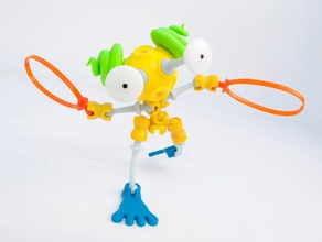 swirl construction toys attachment ball joint bild hair horn ice cream leia ogo sport poop 3d print model - Mito3D