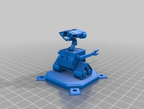 pixars wall-e heykeller 3d print model - Mito3D