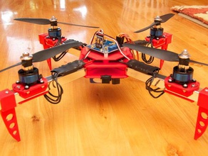 quadrotor quadcopter airframe small version rc vehicles hexcopter multirotor octocopter tricopter 3d print model - Mito3D