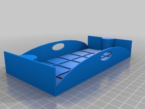 chess piece tray container 3d print model - Mito3D
