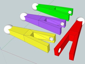 juntura gameset 1 Bau - Spielzeug 3d bauen Stelle sketchup 3d print model - Mito3D