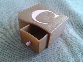 tiroir secret les conteneurs la boîte cadeau 3d print model - Mito3D