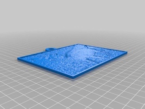 meu personalizados lithopane staffy pup 2d arte 3d print model - Mito3D