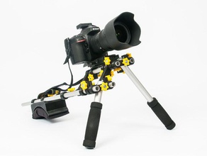 dslr equipamento ombro câmera openscad sistema ferroviário ultimaker vídeo 3d print model - Mito3D