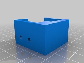 axe à dégagement zéro fin de support 3d l'imprimante pièces butée course mendel 3d print model - Mito3D