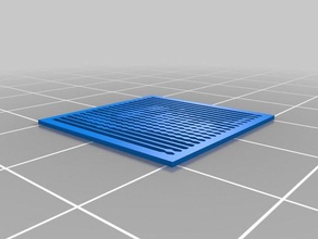 pixel perle di test-piazza 2d art personalizzato 3d print model - Mito3D