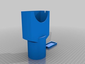 fry-podfor supporto di tazza chiusura ketchup vassoio 3d stampa 3d print model - Mito3D