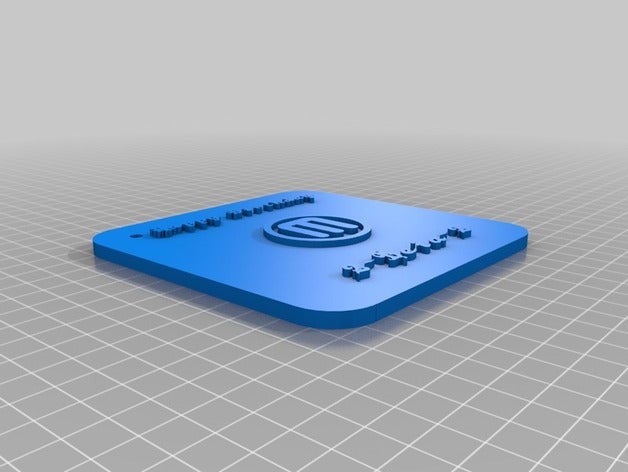 leia Zeichen logos angepasst 3D print model - Mito3D