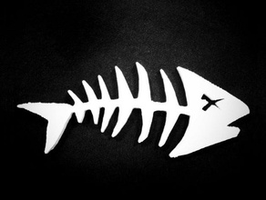espinha de peixe animais ossos ozar esqueleto 3d print model - Mito3D