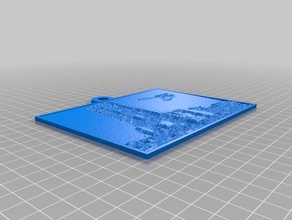 panama vieja 2d sanat özelleştirilmiş 3d print model - Mito3D