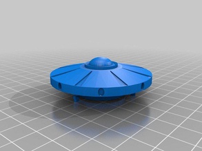 ufo-fliegende Untertasse Fahrzeuge 3d print model - Mito3D