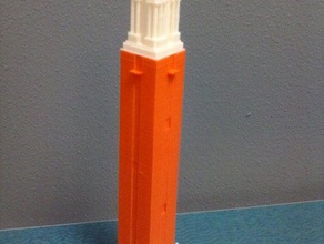 sdstate university campanile buildings structures 3d print model - Mito3D
