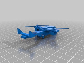 hawk eye improved vehicles helicopter military 3d print model - Mito3D