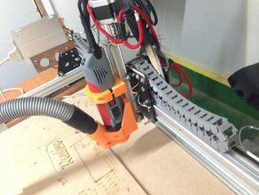 kress 1050 mount shapeoko cnc-Vakuum-Halterung Maschine tools 3d print model - Mito3D