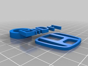 emdri honda de porte-clés personnalisé 3d print model - Mito3D