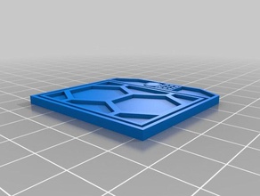 door hexagons games 3d print model - Mito3D