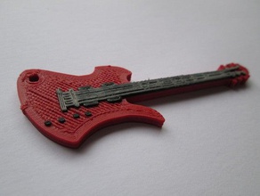 mockingbird classic audio electric guitar slash 3d print model - Mito3D