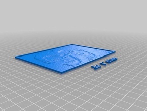 carole 3 2 d art personalizado 3d print model - Mito3D