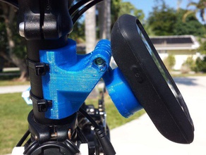 garmin edge vertical bike mount sport outdoors bicycle gps 3d print model - Mito3D