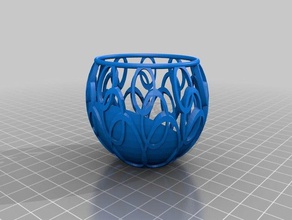 easter vase basket flatter interactive art customized 3d print model - Mito3D
