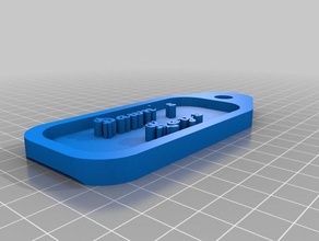 key-tag andere angepasst 3d print model - Mito3D