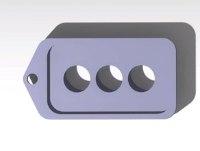 oisifs projet de logo keychain mon site printaday porte-clés idlehandsproject la promotion simple 3d print model - Mito3D