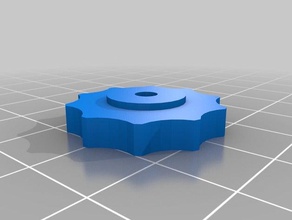 cama de nivelamento roda polegar 3d a impressora partes ajustador heekscad mendel prusa reprap atualização útil 3d print model - Mito3D