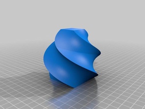 semplice twisted vaso 3 altri 3d print model - Mito3D