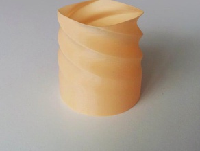 simple twisted vase 5 other 3d print model - Mito3D