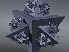 3d koch snowflake diğer makeentry 3d print model - Mito3D
