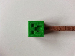 minecraft creeper lápis superior outros 3d print model - Mito3D