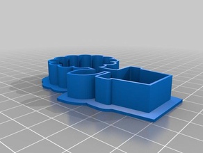 flower pot cookie cutter 3d printing 3d print model - Mito3D