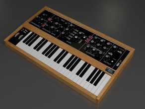 minimoog music 3d print model - Mito3D