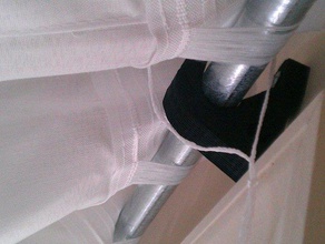 curtain rod decor curtains household 3d print model - Mito3D